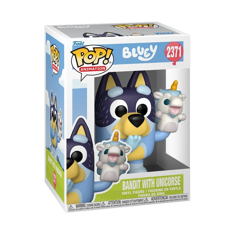 Funko Pop! Animation - Bluey: Bandit with Unicourse 2371