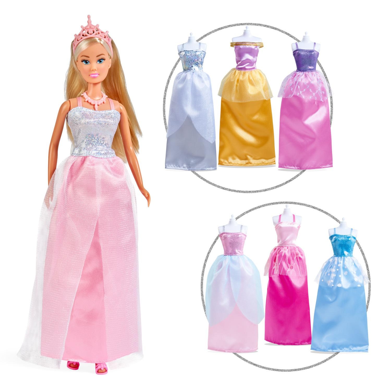 Steffi Love Princess Fashion, Steffi met 6 extra kleedjes