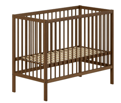 Vipack Bed Dino Walnoot 60x120 cm