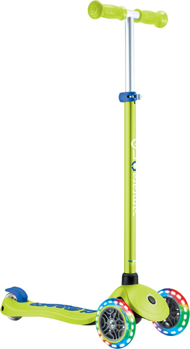 Globber Step Primo Plus Lights Green