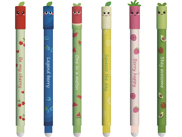 Eberhard Faber Uitwisbare Balpen Fruity assorti - prijs per stuk