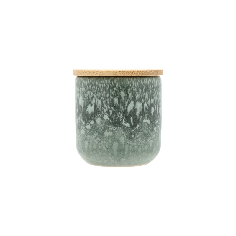 Villa Collection Geurkaars Iris Green 7x7.5 cm - Coconut Mango - 30 Branduren