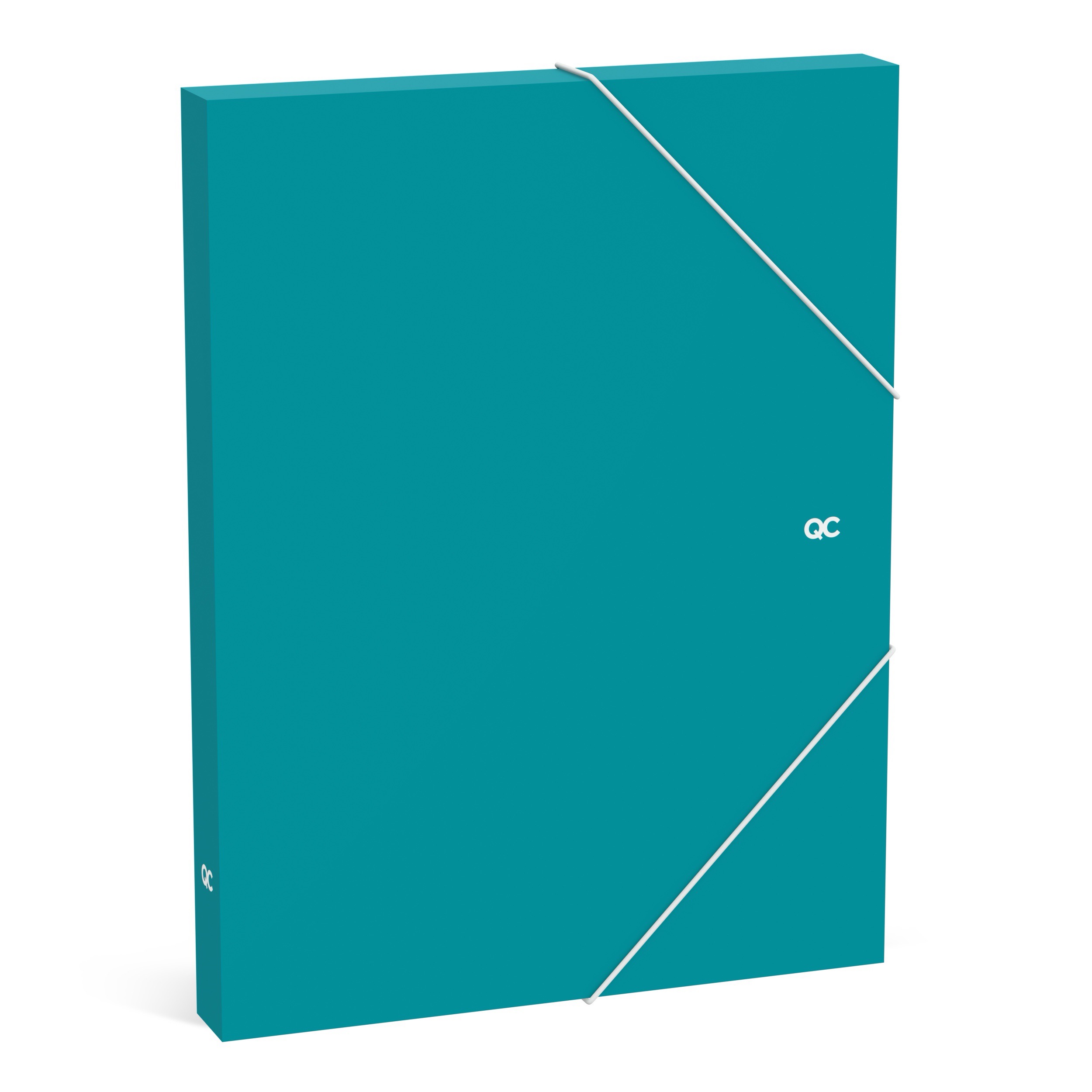 Quattro Colori Colour Elastobox A4 PP Teal