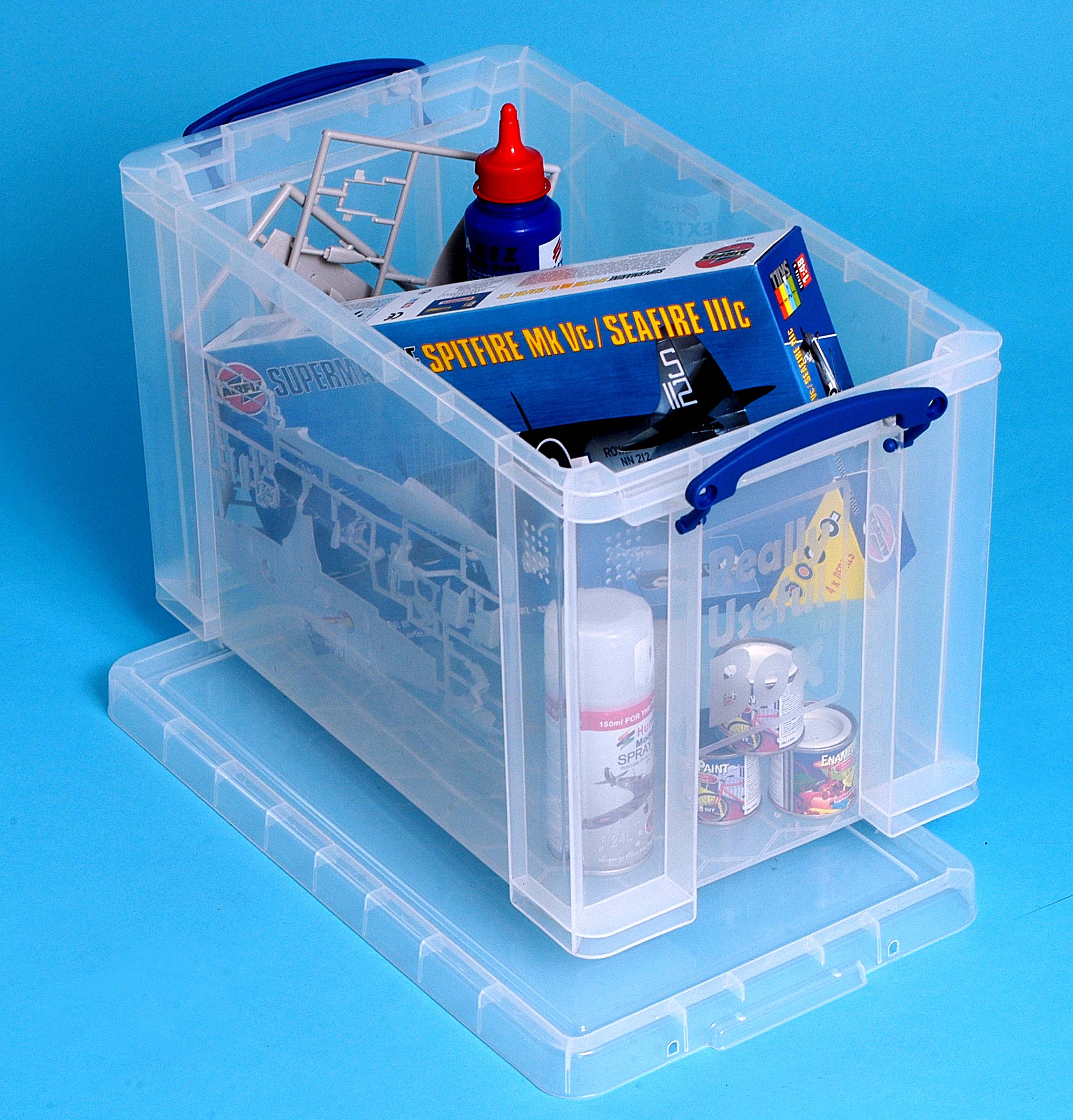 Really Useful Boxes Opbergbox 24l - Transparant - 46.5x27x29 cm