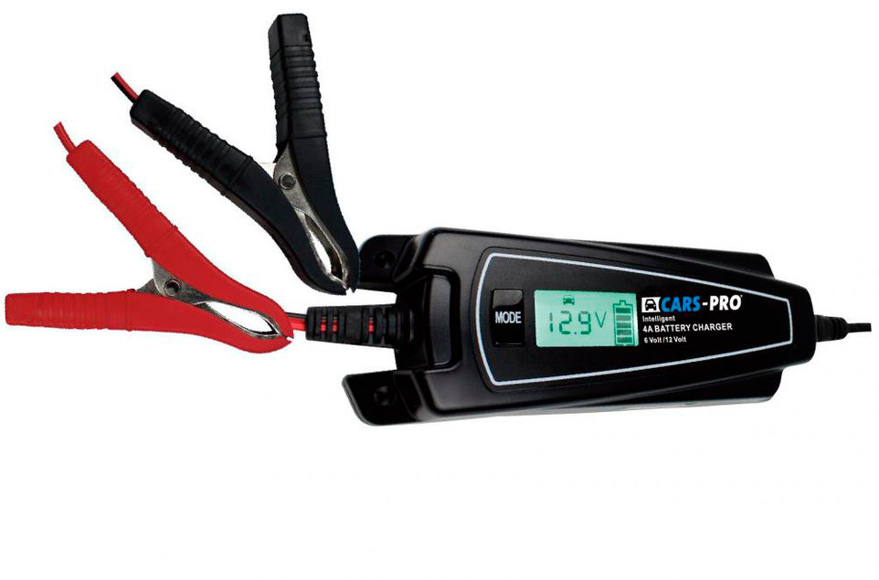 Pro-User 6/12V 4A intelligente acculader 6/12V 4A 4 stappen