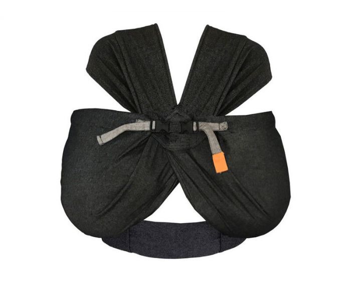 Mini Monkey Draagdoek Twin Mesh Zwart voor Tweeling