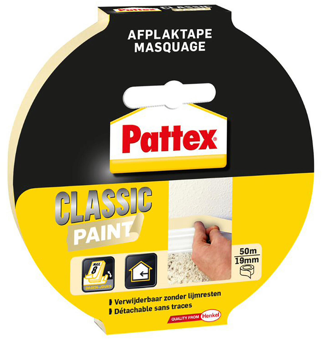Pattex Classic Paint Afplakband 50 m x 19 mm