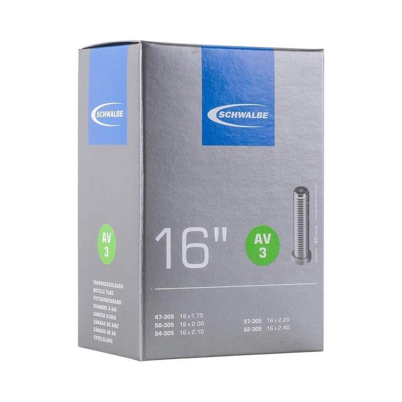 Schwalbe AV3 Binnenband 16" met Autoventiel 40mm