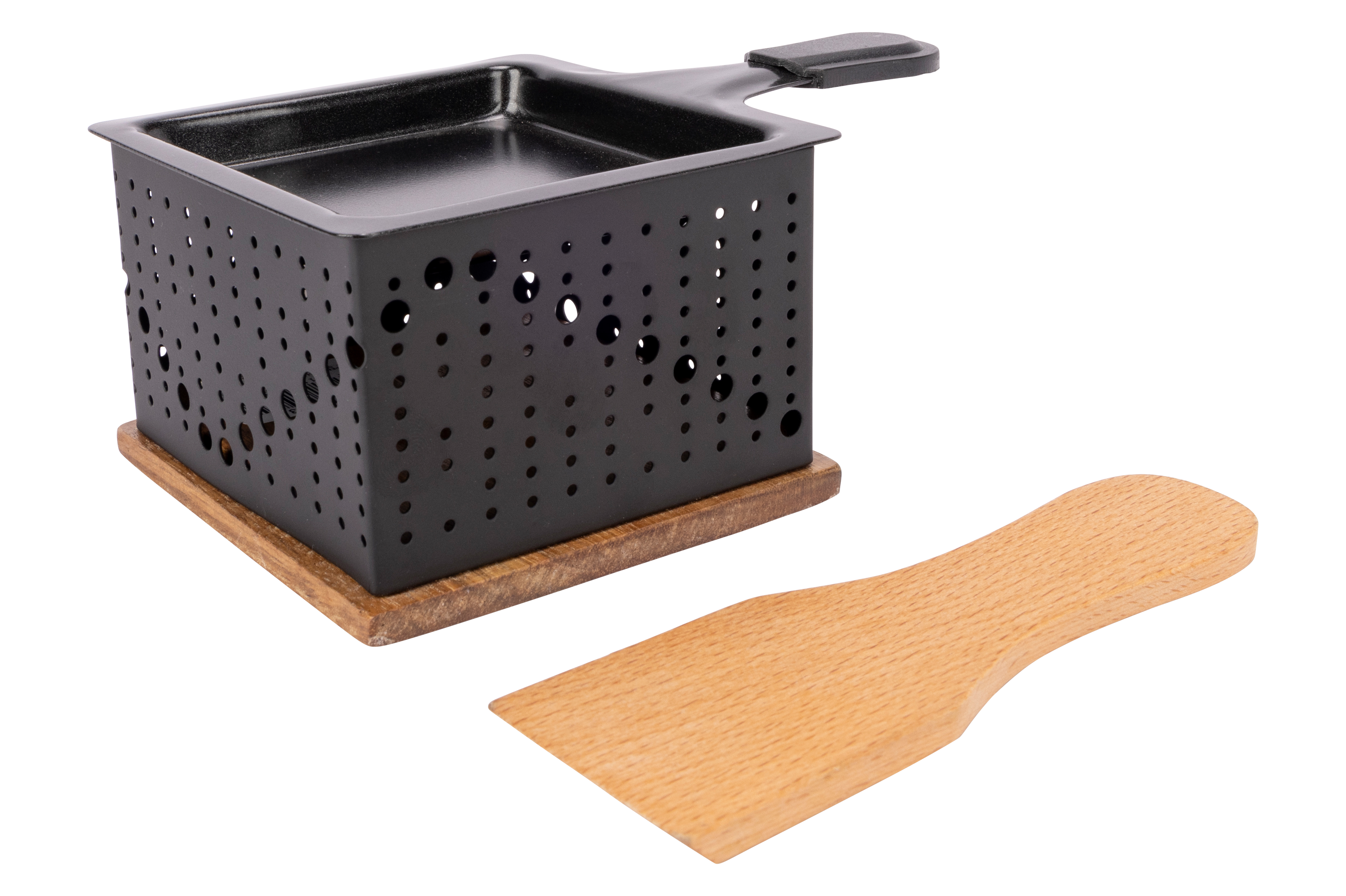 Cosy&Trendy Raclette Aspen met Spatel - voor 1 Persoon - 16x10.5x7.5 cm