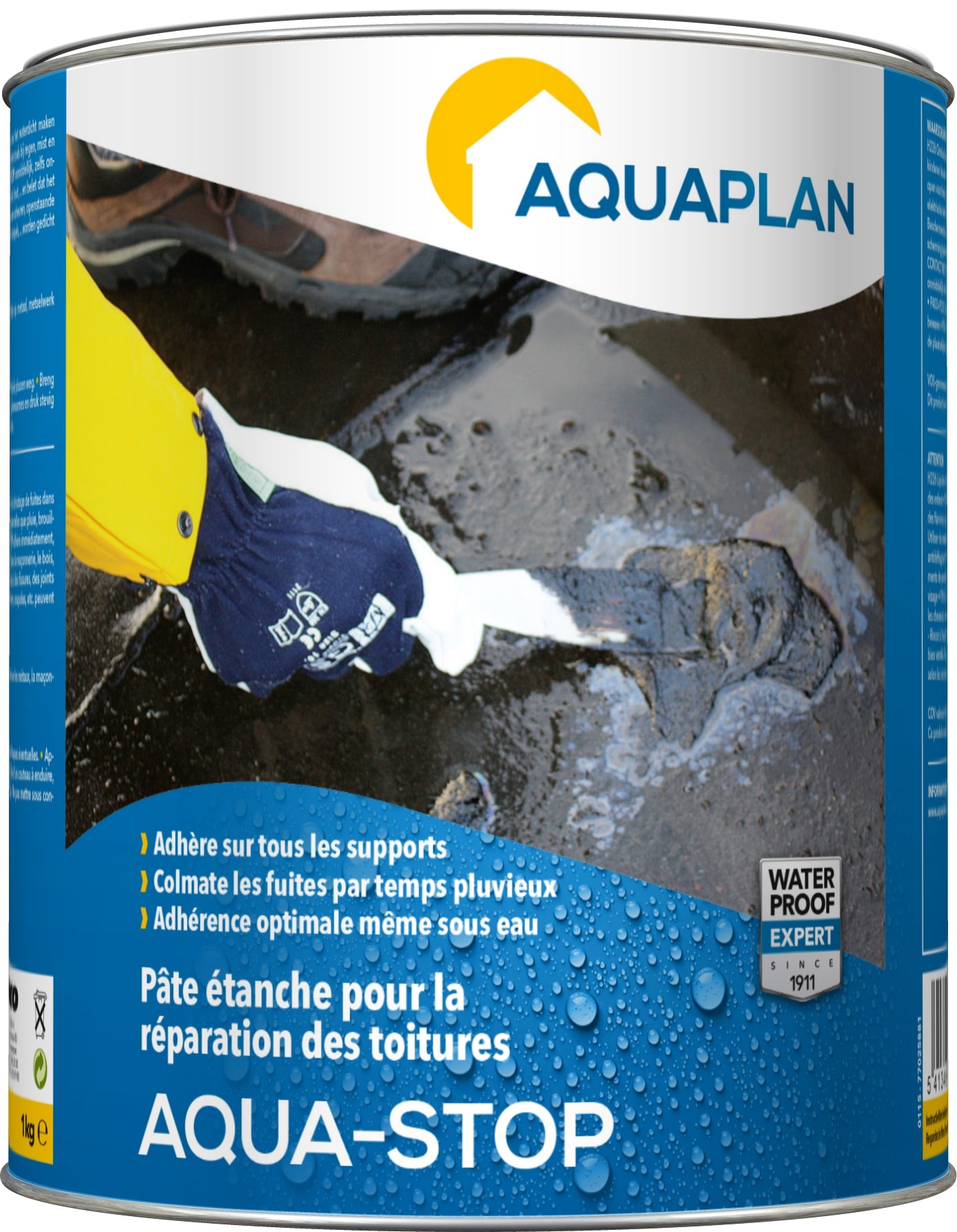 Aquaplan Aqua-Stop 1 kg Waterdichte Dakreparatiepasta