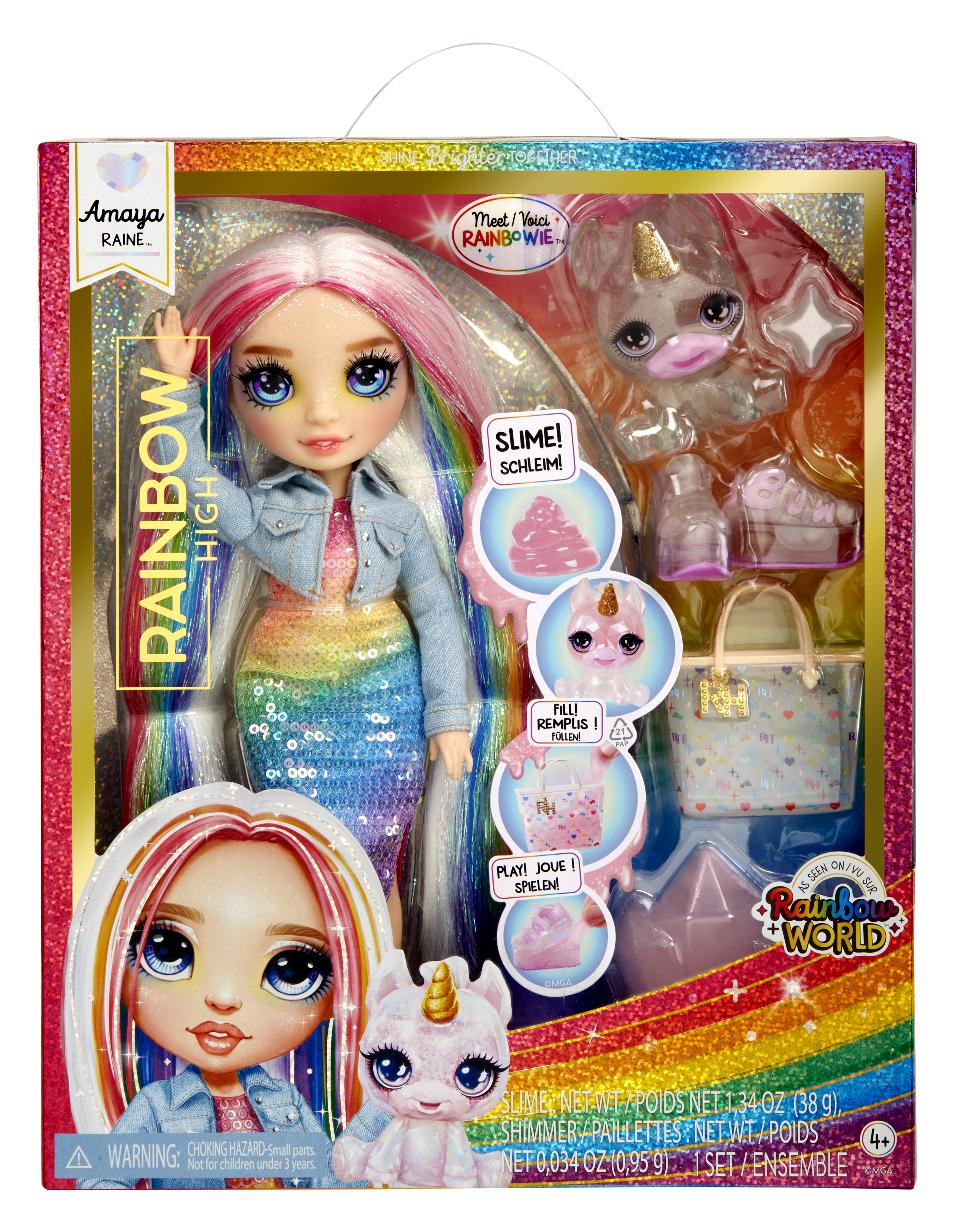 Rainbow High Classic Rainbow Fashion Doll Amaya Rainbow