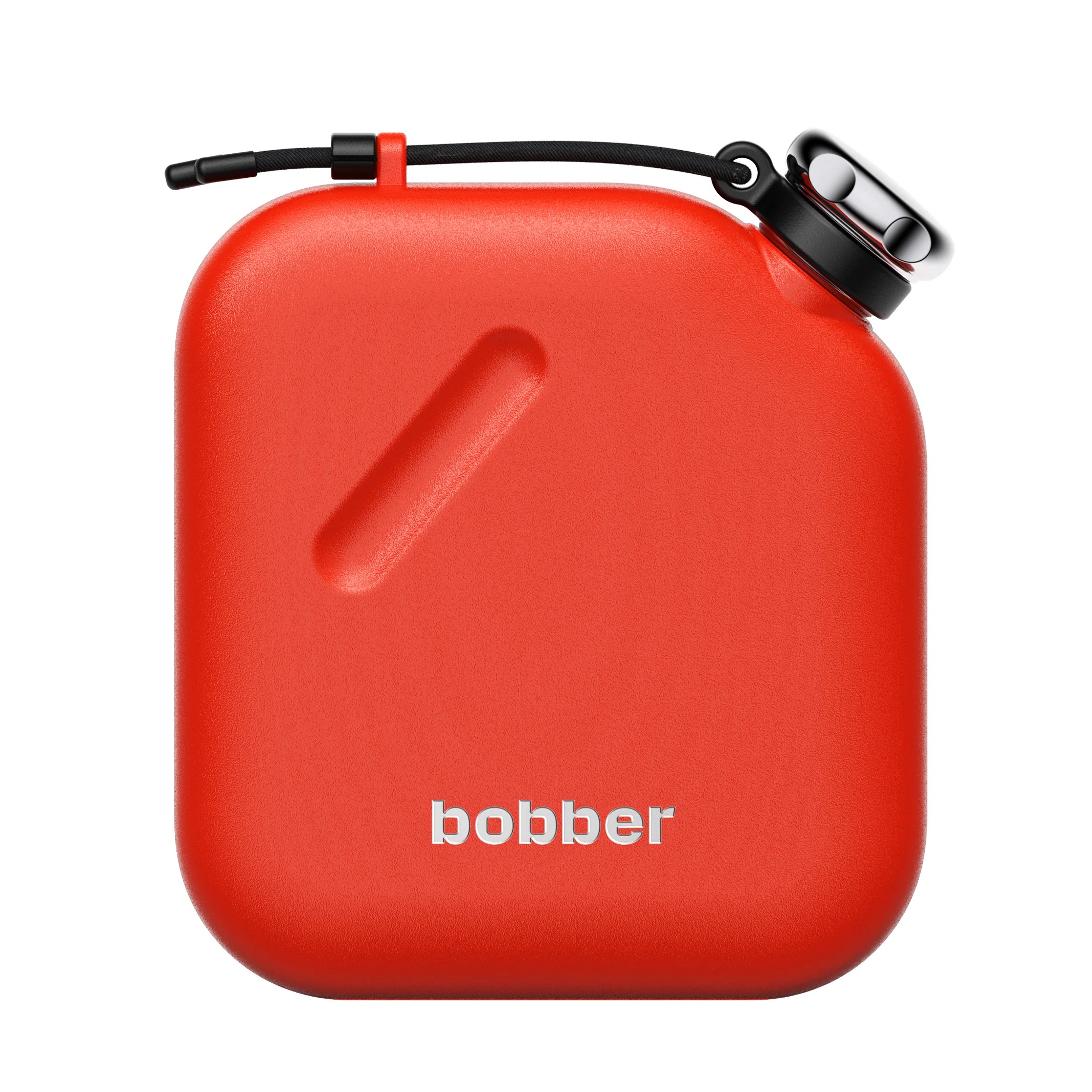 Bobber Heupfles Cayenne Red 230ml - RVS - 10x3x10.7 cm - 8oz