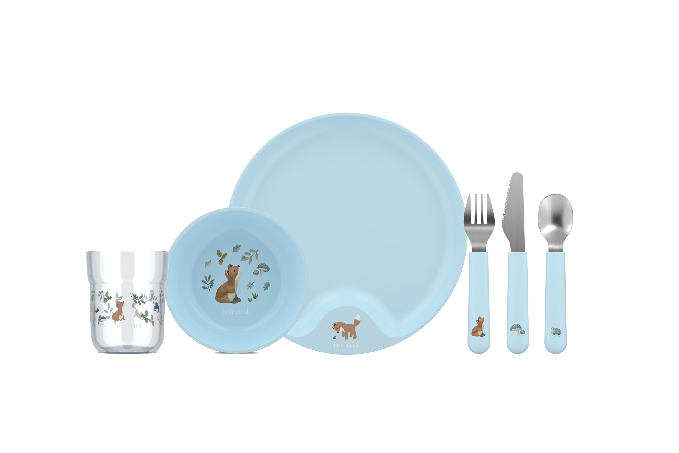Mepal Little Dutch Kinderservies Mio Forest Friends 6-delig