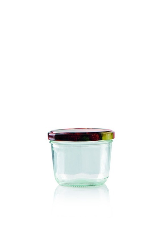 Axy Confituurbokaal 230ml set 6 stuks - met Fruitdeksel