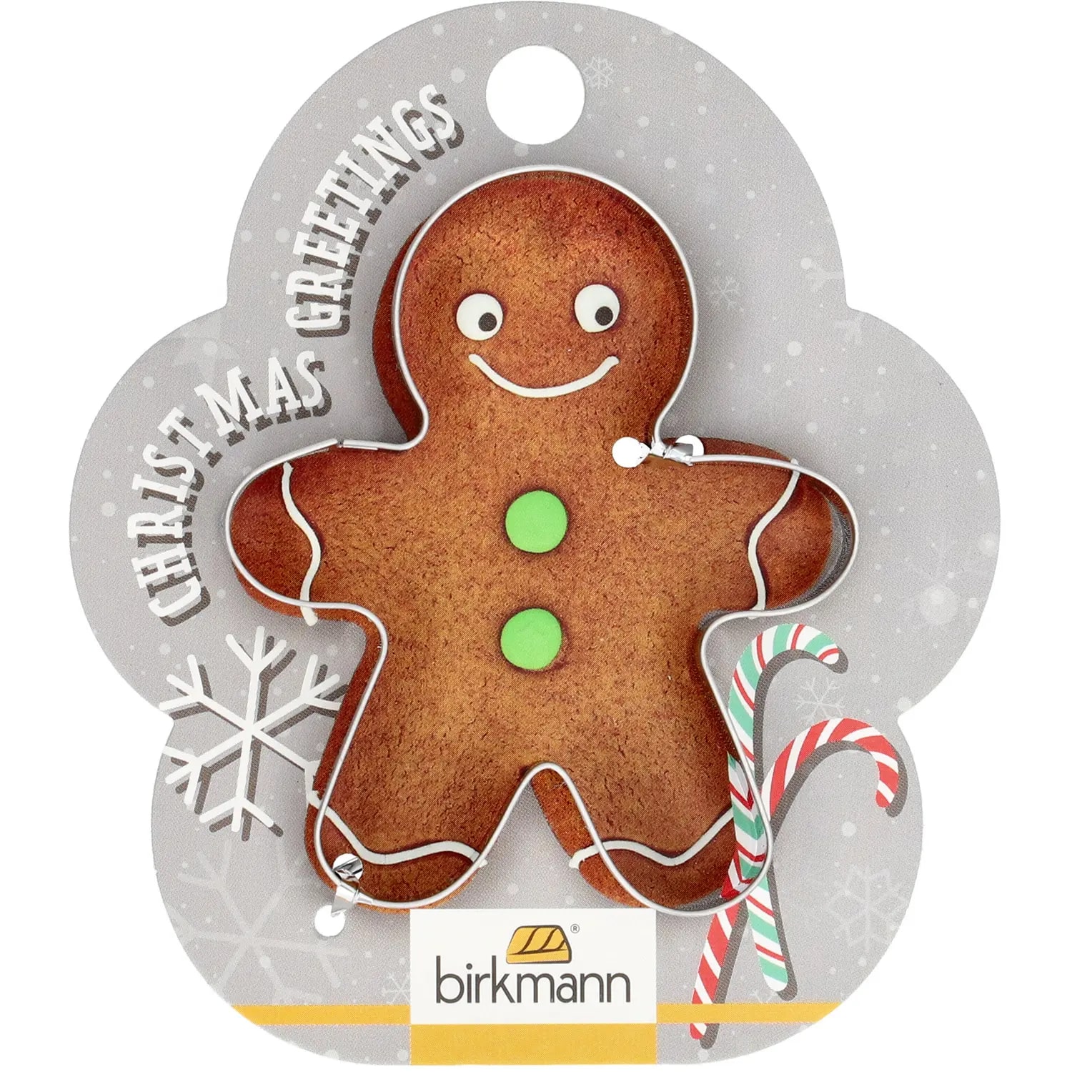 Birkmann Uitsteekvorm Kerst 7.5cm - RVS - Peperkoekmannetje