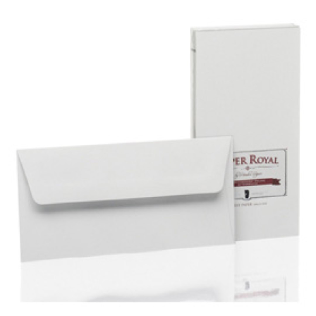 Rossler Enveloppen DL Paper Royal Grijs 20 stuks