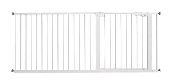 Babydan Deurhek Asta Extra Wide Wit 177.8-183 cm