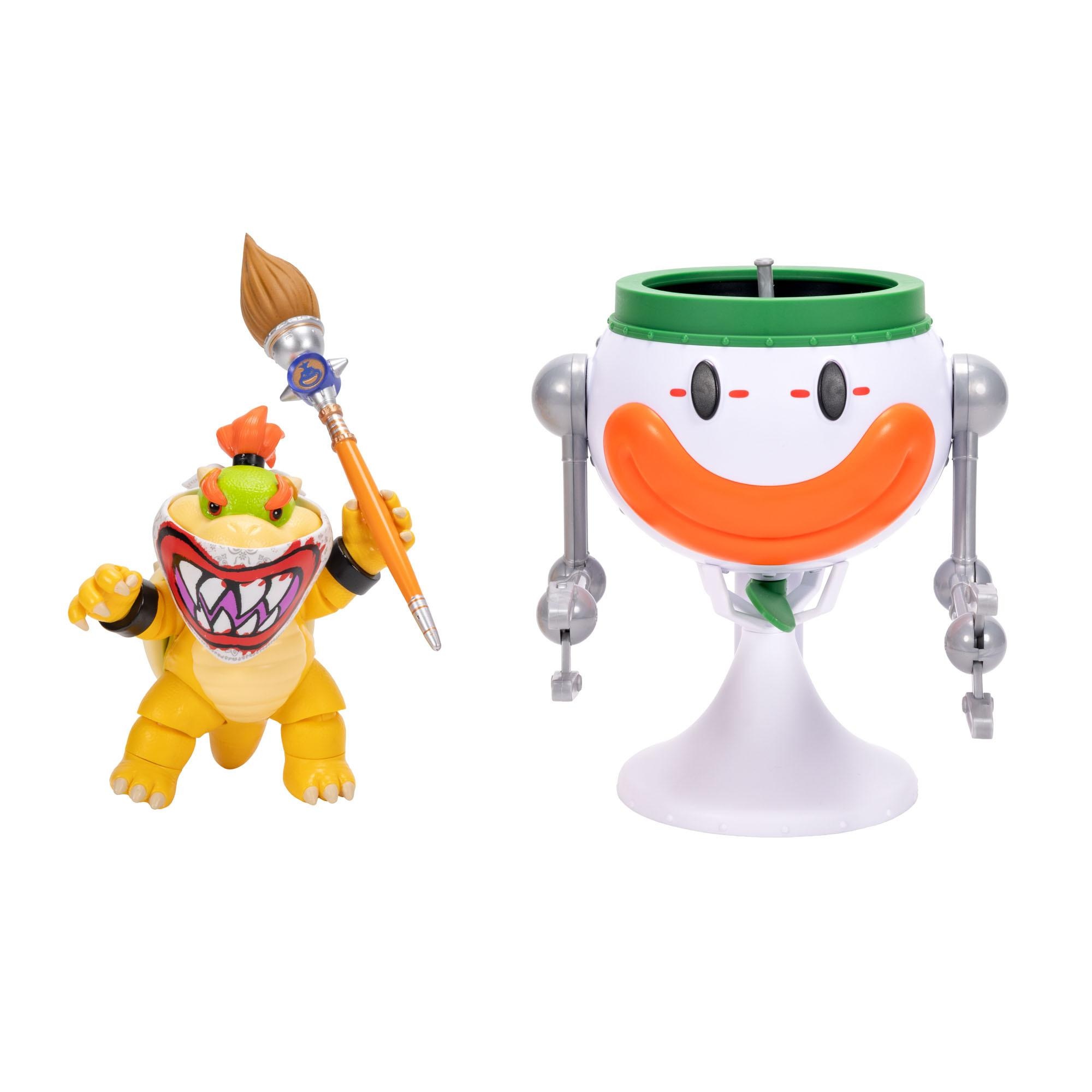 Super Mario 2 Bowser junior feature figuur met voertuig
