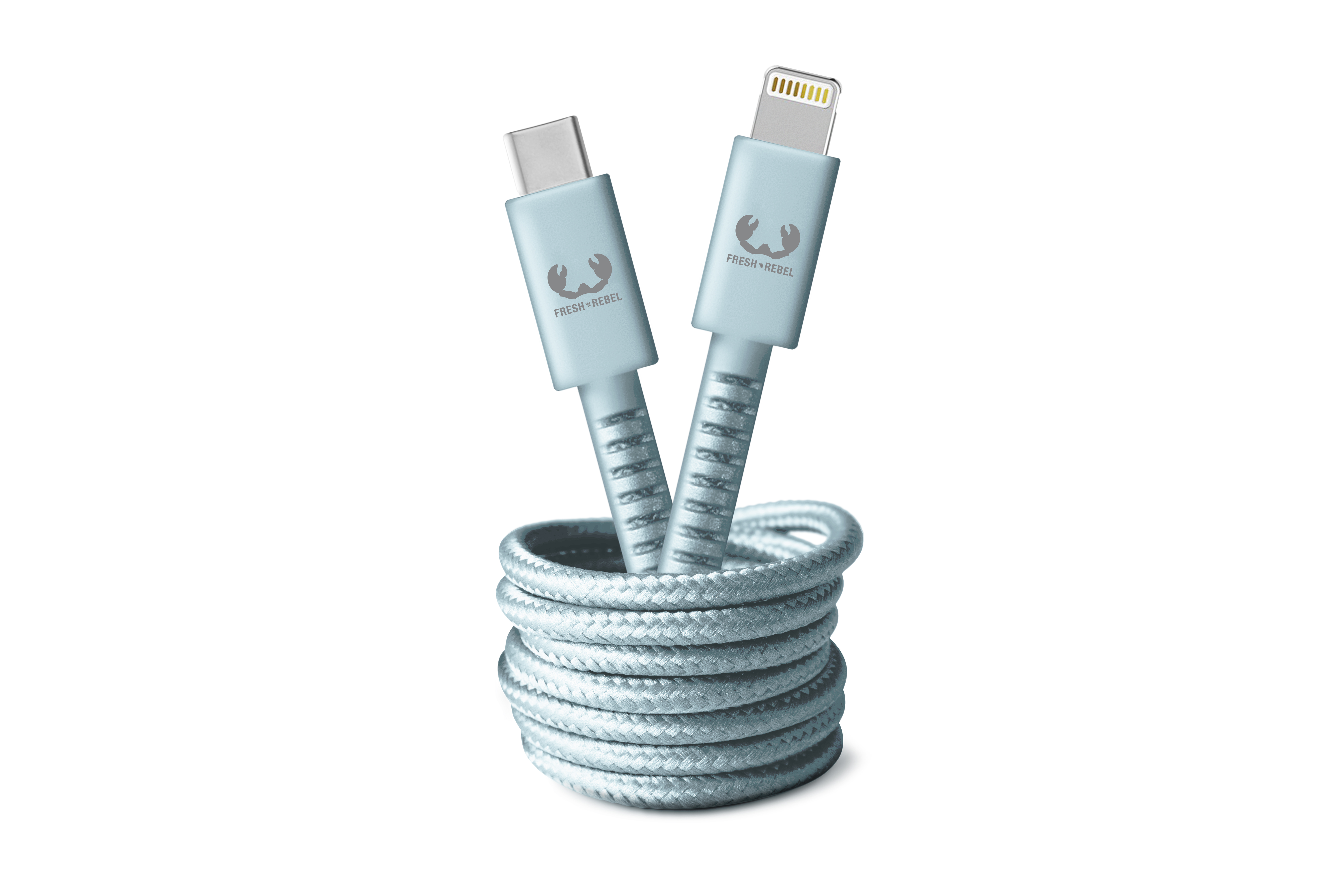 Fresh 'n Rebel USB-C -Lightning Fabriq 2 m Dusky Blue
