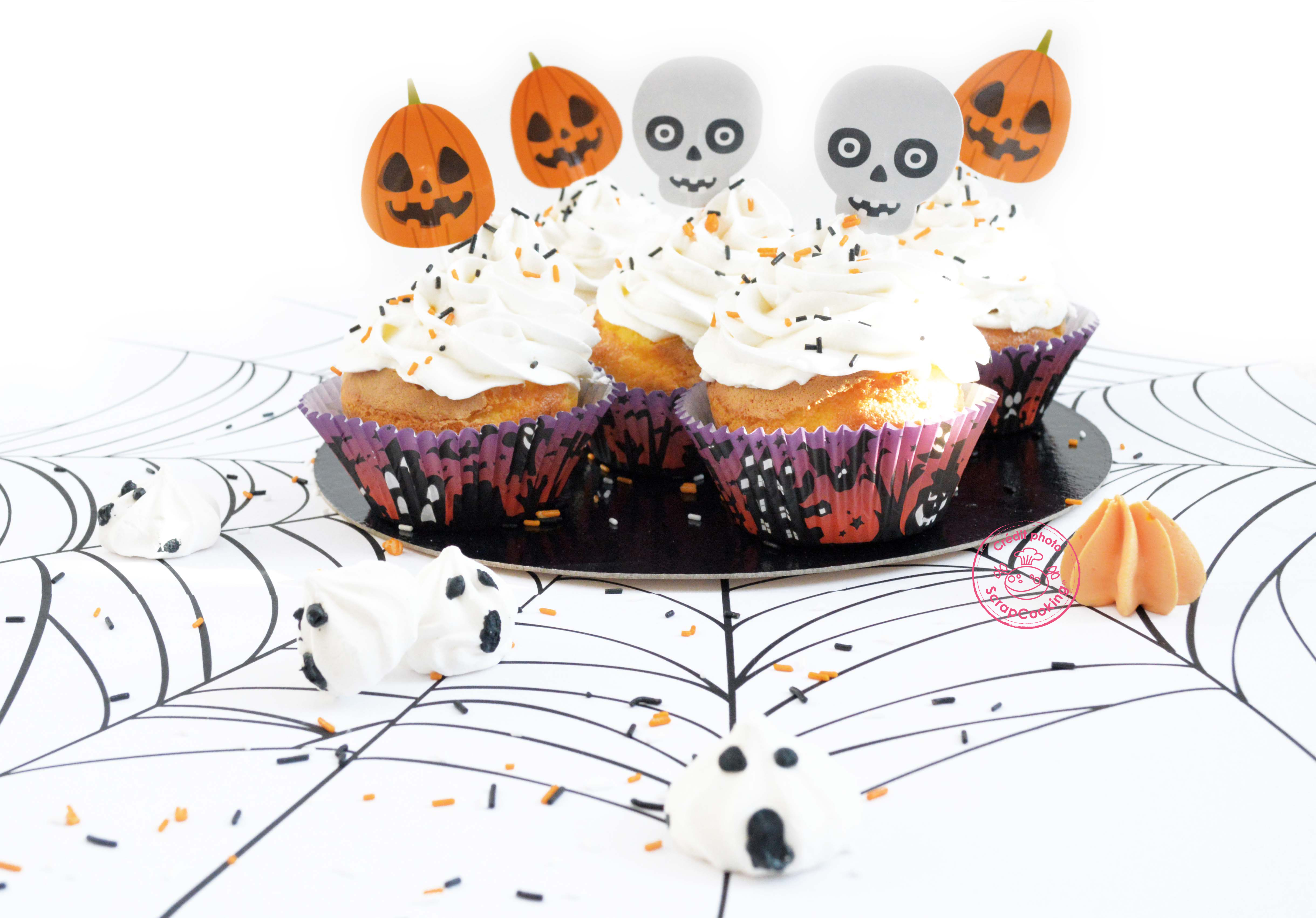 ScrapCooking Cupcake Vormen Halloween Set met Toppers - 24 stuks ScrapCooking Cupcake Vormen Halloween Set met Toppers - 24 stuks