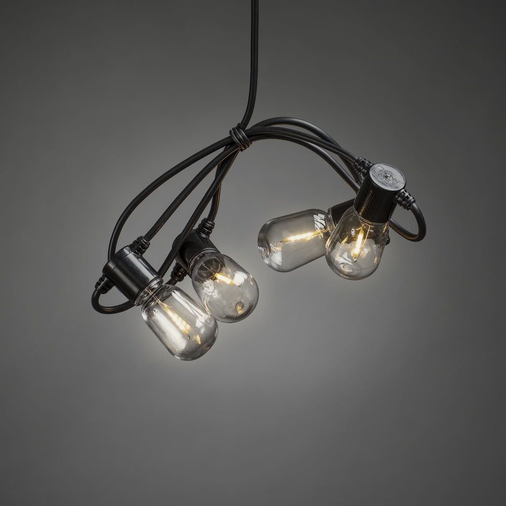 Konstsmide Lichtsnoer Startset Oval 4,75m met 20 Lampen 3,6W 6lm 1850K Dimbaar