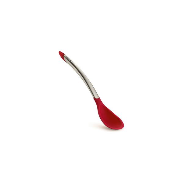Cuisipro Serveerlepel Rood 6.5x30 cm - RVS/Silicone - tot 300 graden