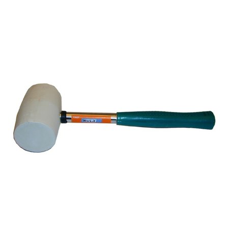 WorkPlus Rubber Hamer Wit 65 mm diameter