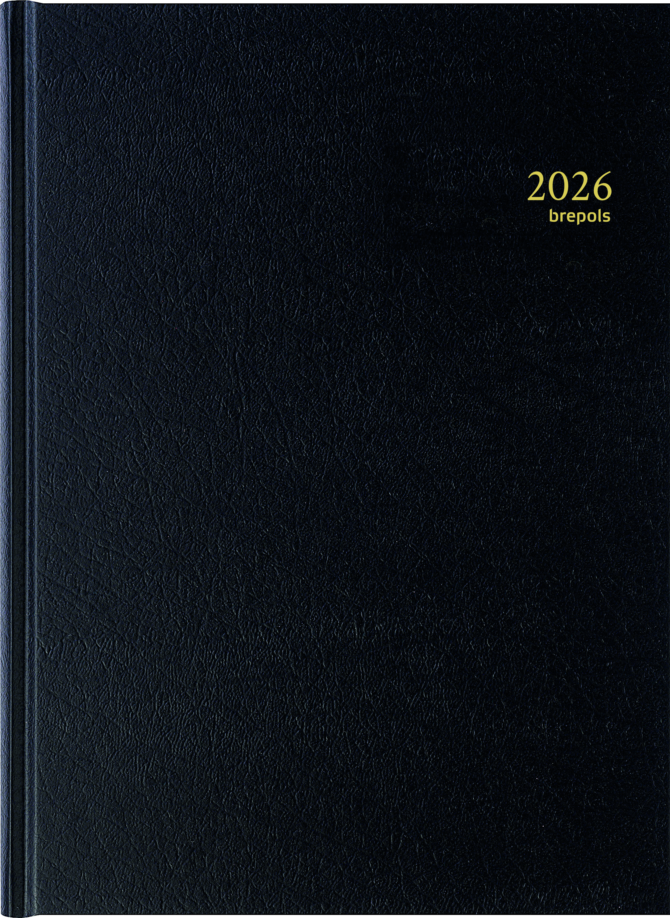 Brepols Agenda 2026 Bremax 1 Santex 1dag/pag Zwart 21x29 cm