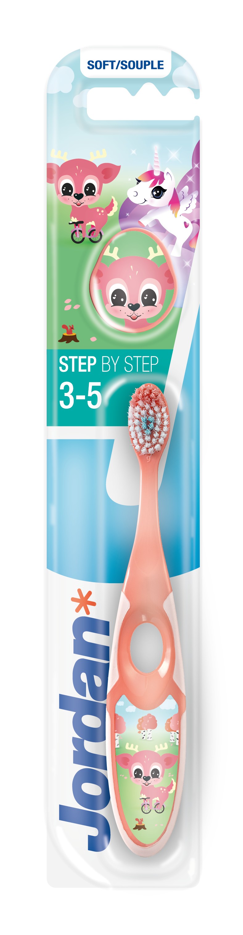 Jordan Tandenborstel Kids Step by Step 3-5 jaar