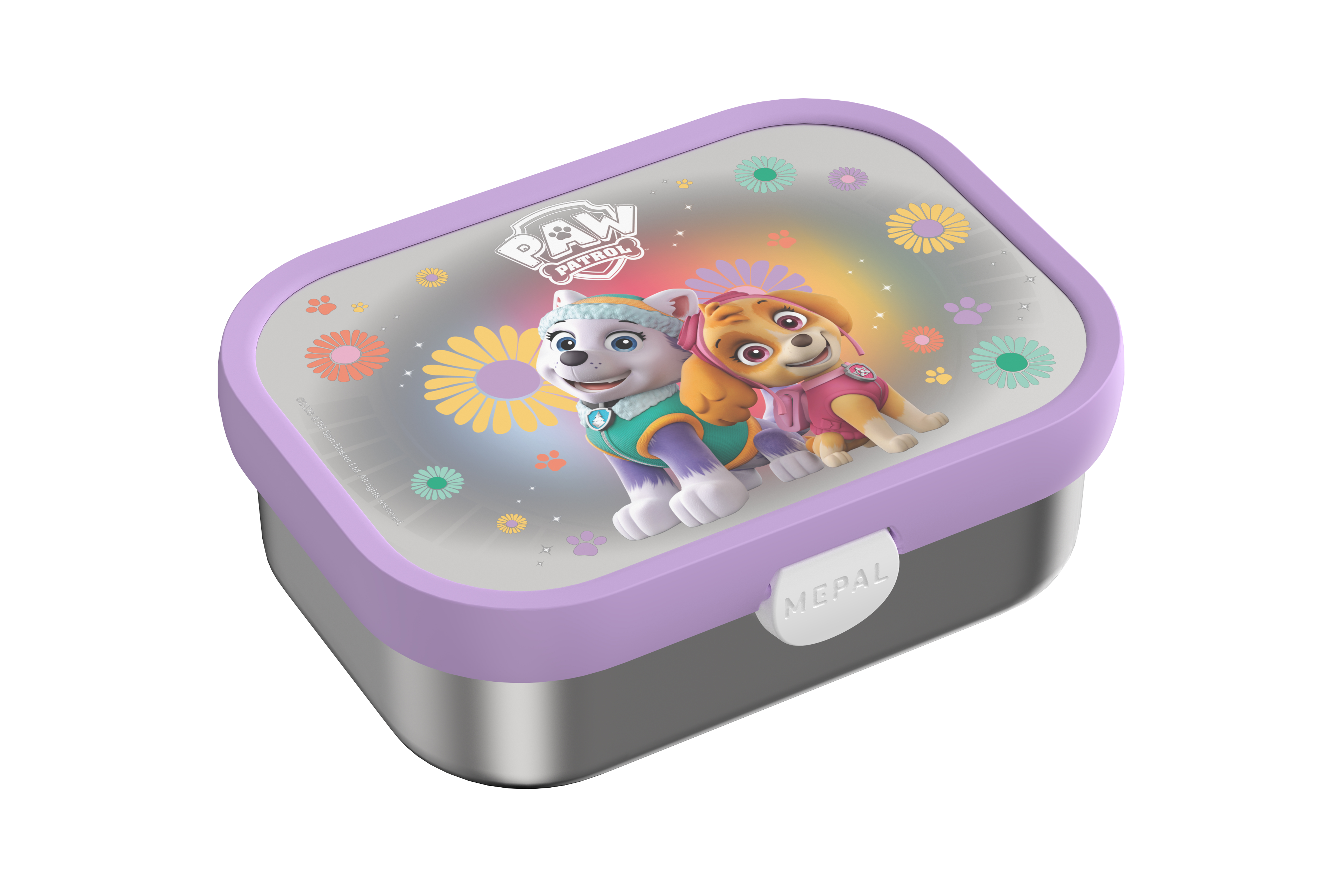 Mepal Bento Lunchbox Campus paw Patrol Girls 18x13x6 cm - RVS - met Vorkje