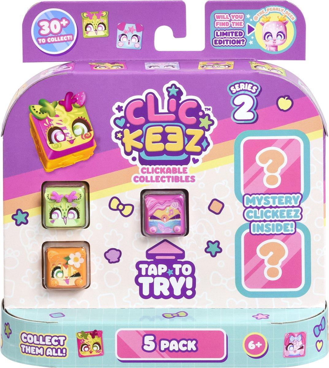 Clickeez -  Multy Pack, blister met 5 Clikeez S2