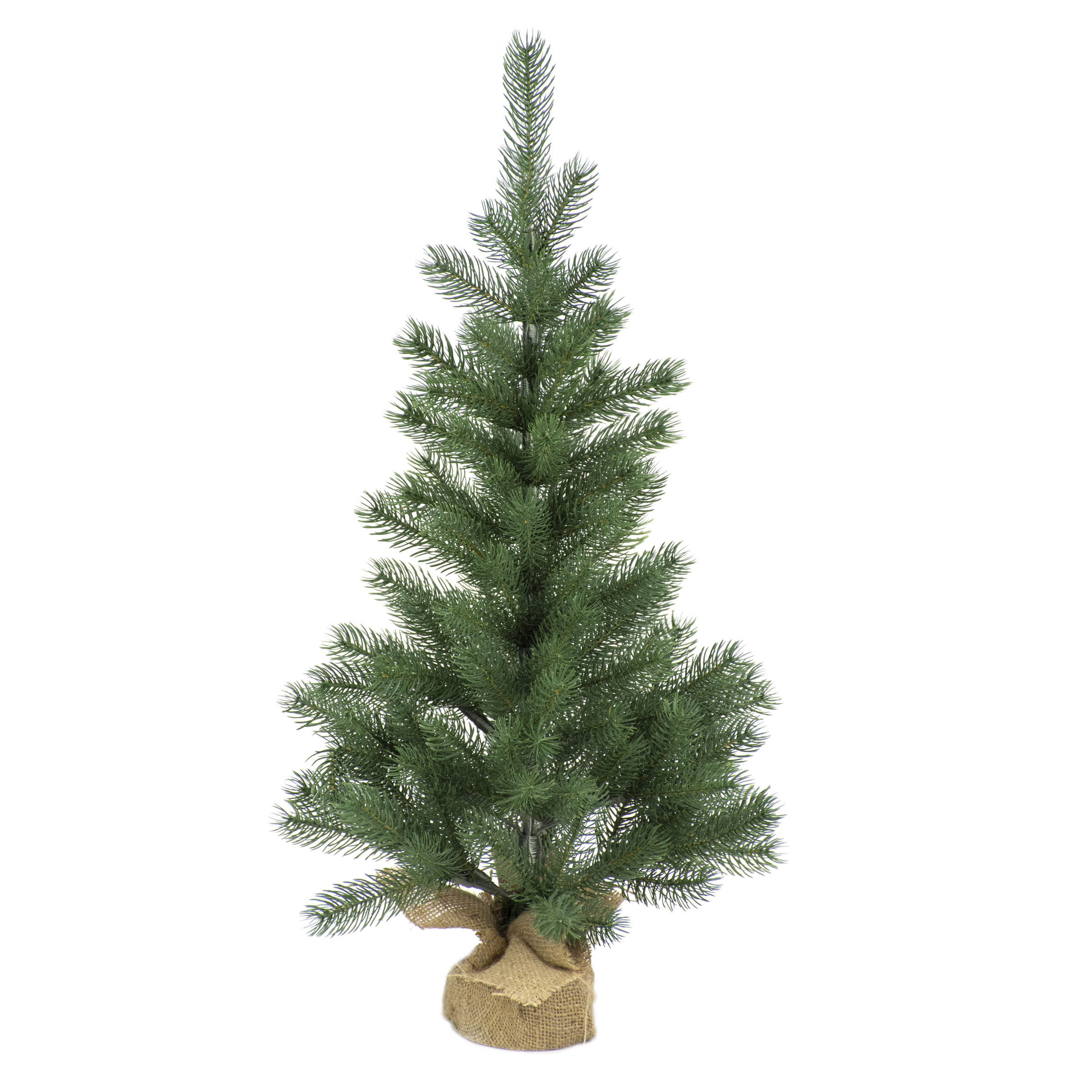 Kerstboom Brampton Burlap 75x41 cm - 125 Tips - Full PE
