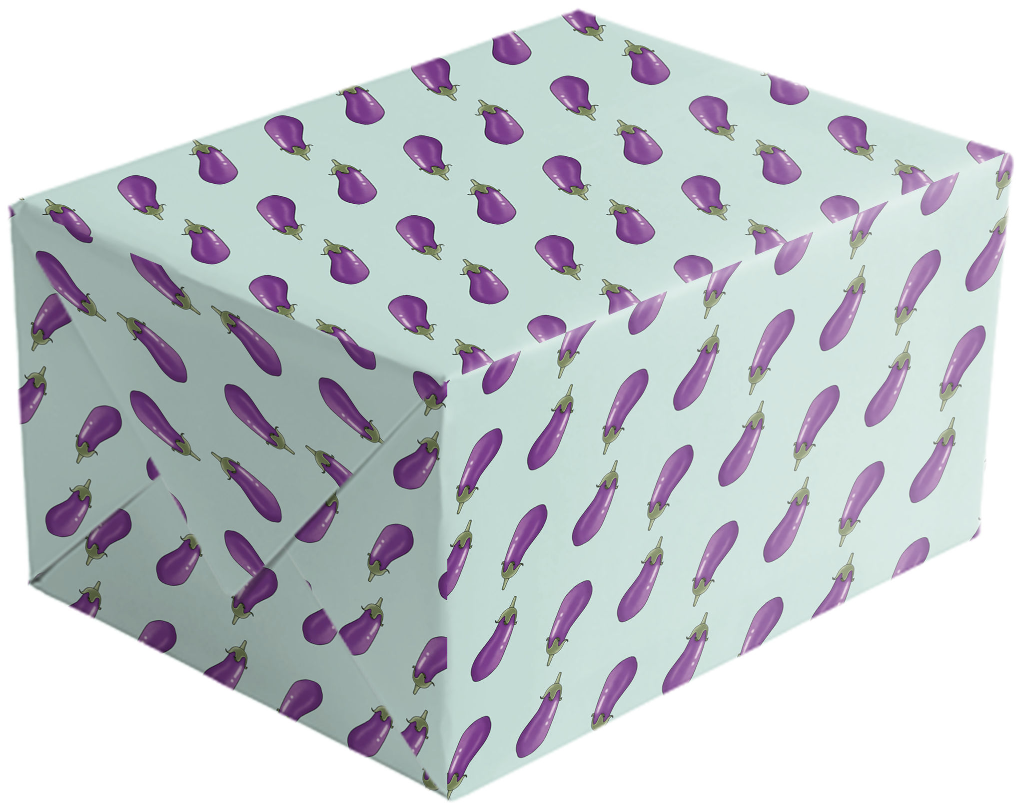 Geschenkpapier Xmas eggplant 2 Vellen