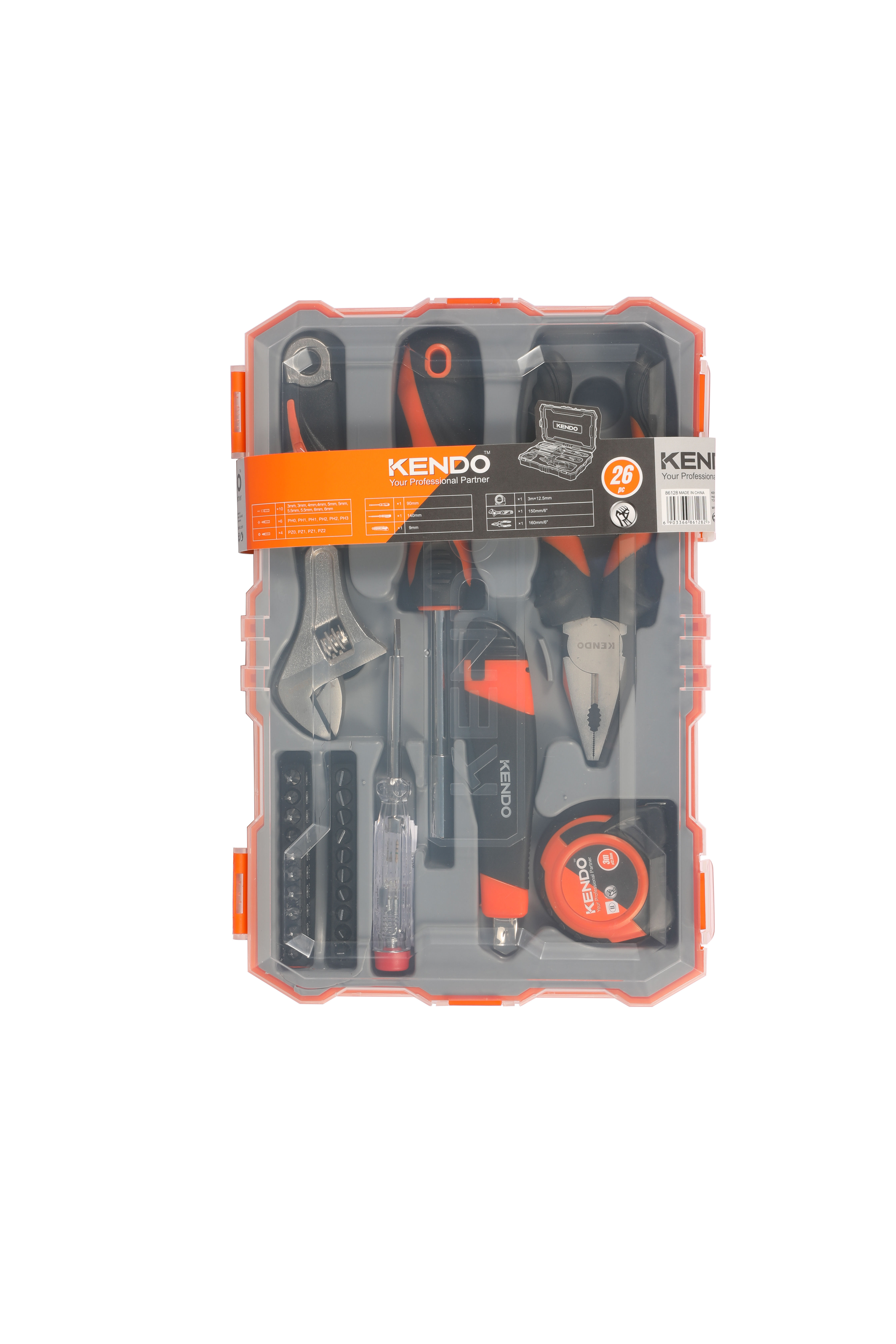 Kendo Gereedschapsset 26 stuks