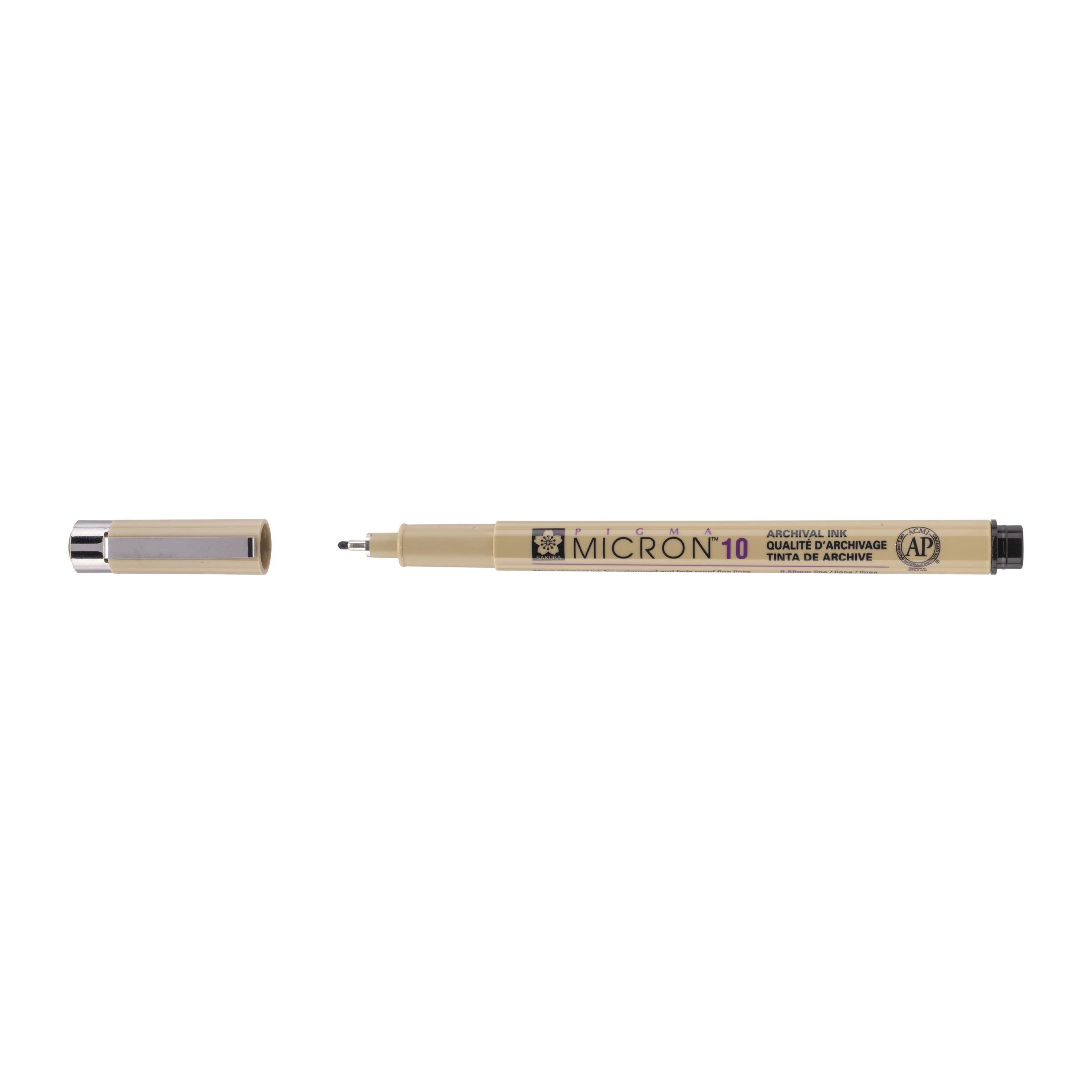 Sakura Pigma Micron 10 0.60 mm - Zwart