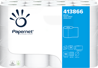 Papernet Toiletpapier puur Wit 2-Laags 4x24 Rol