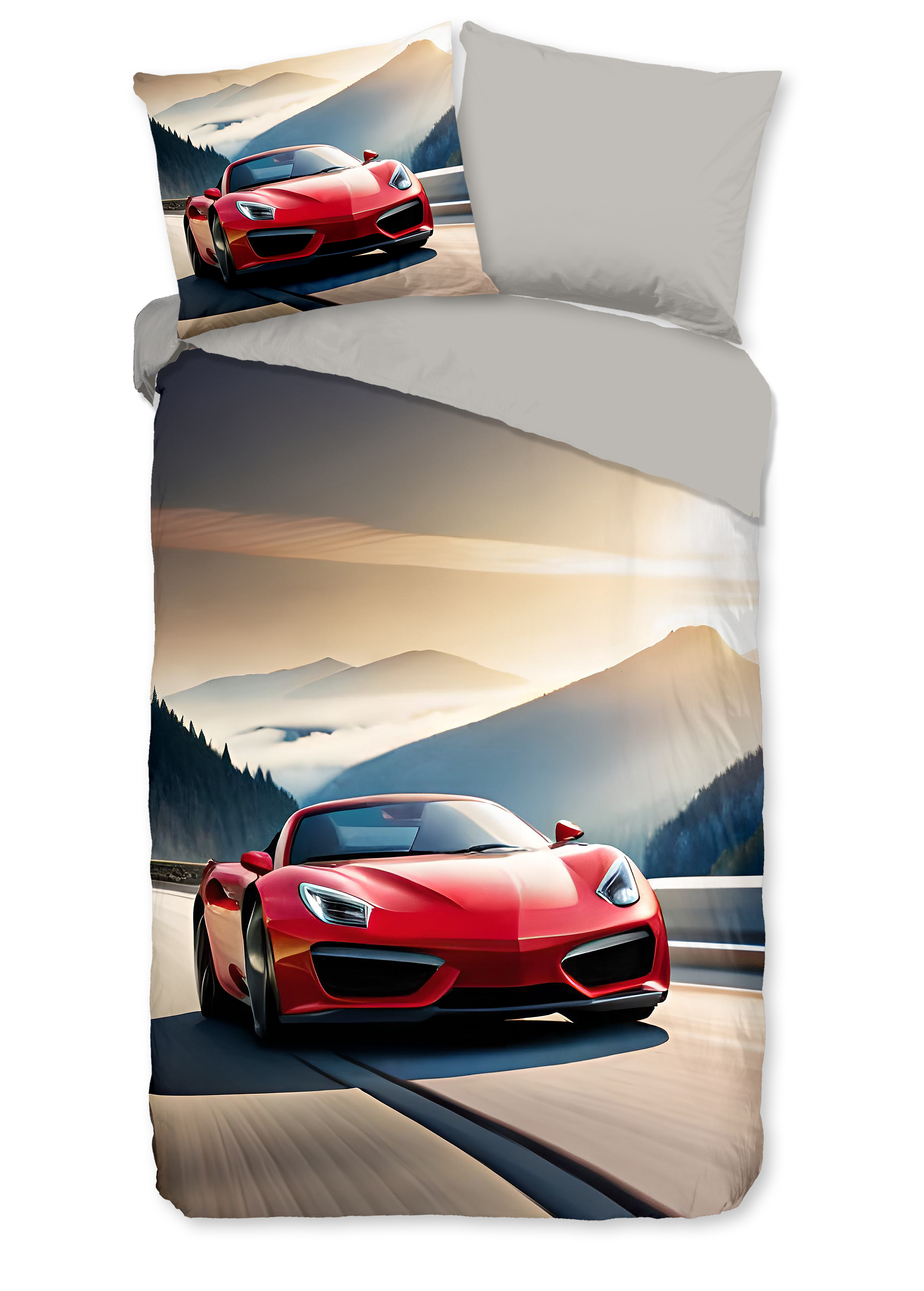 Good Morning Dekbedovertrekset Cabrio 140x220 cm Katoen