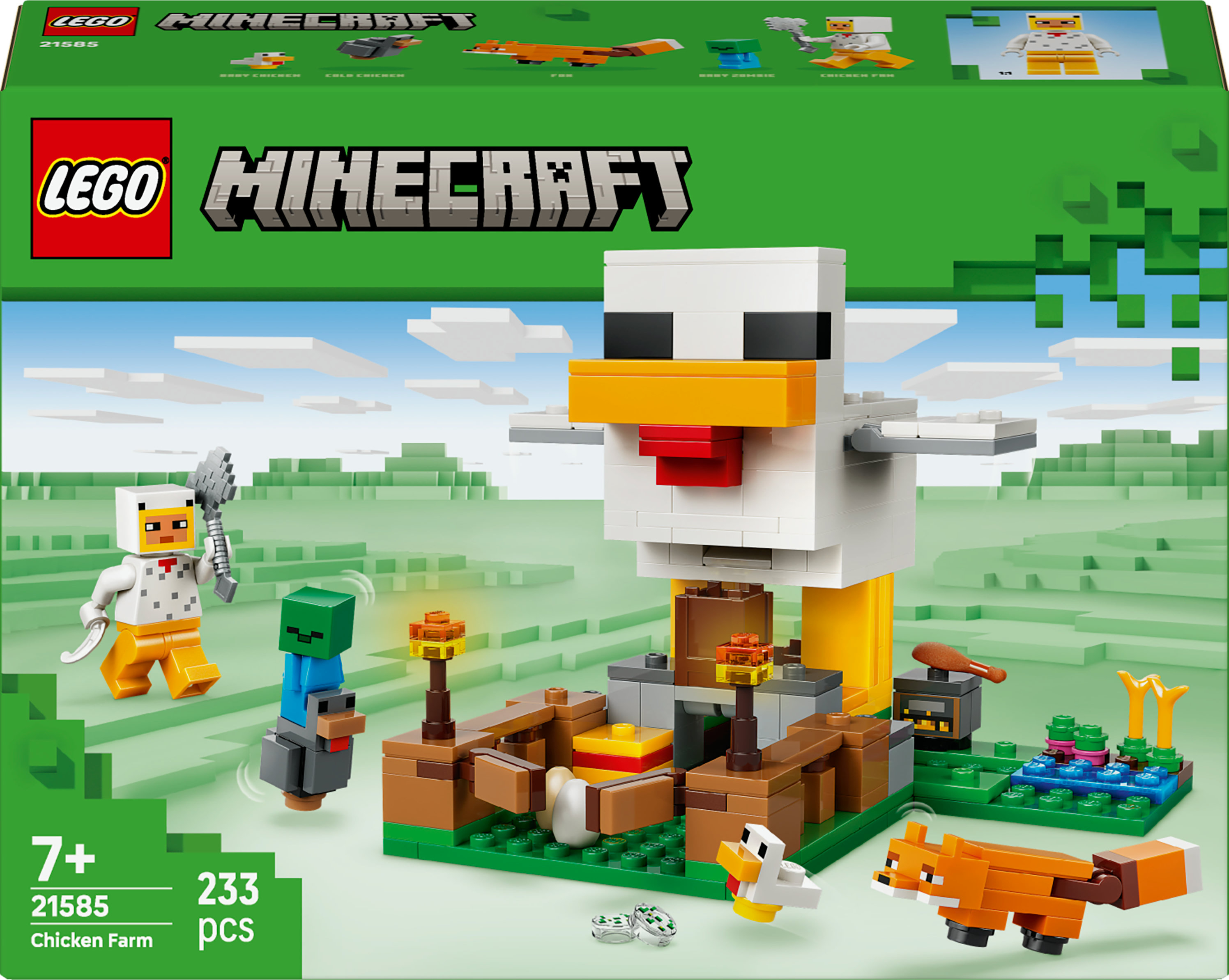 Lego Minecraft 21585 Kippenboerderij 