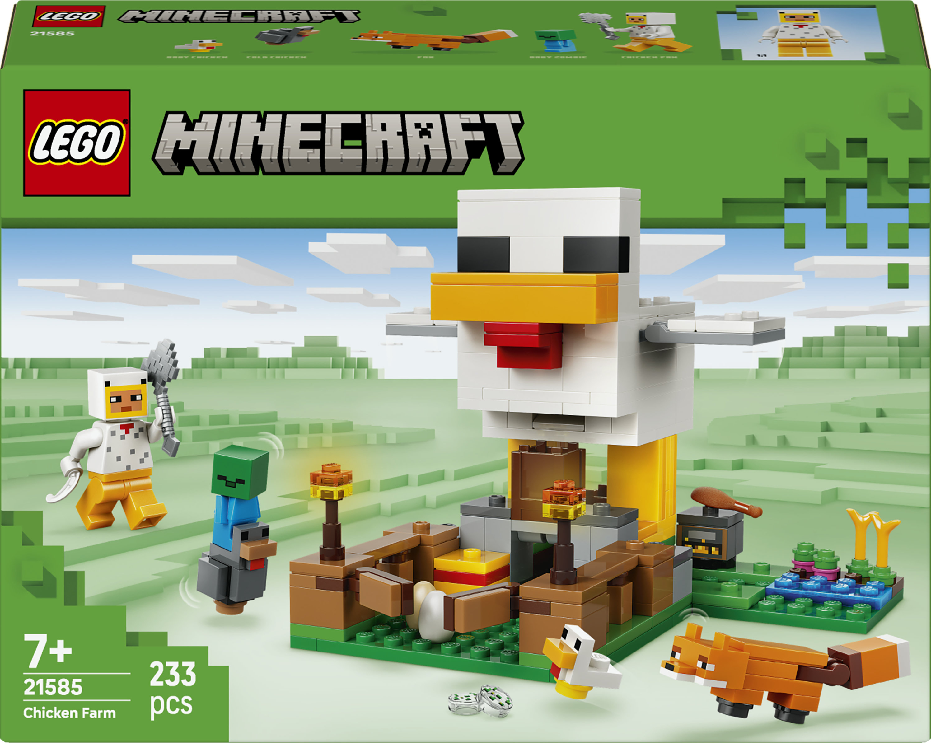 Lego Minecraft 21585 Kippenboerderij
