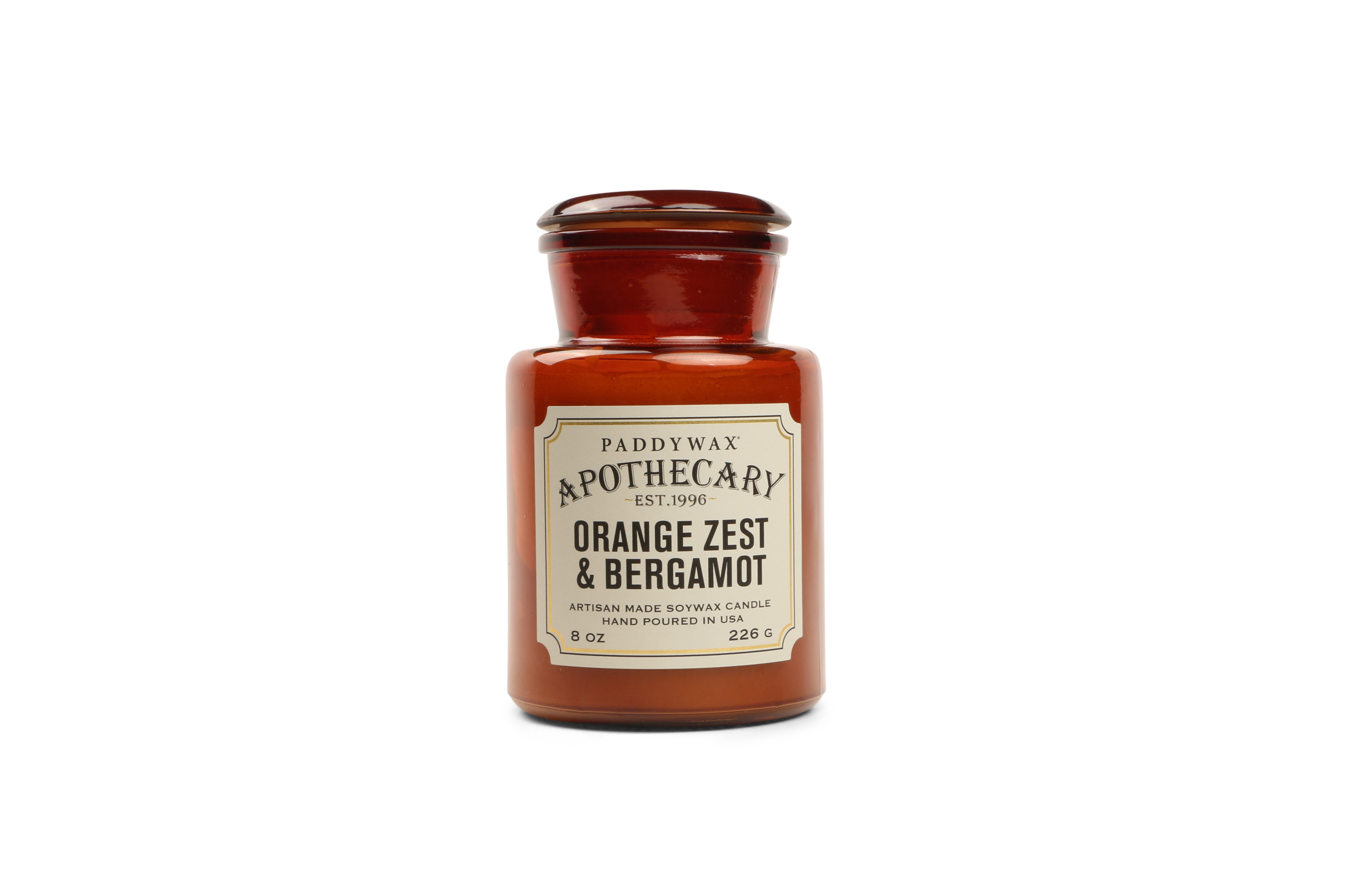 Paddywax Geurkaars Apothecary Orange Zest & Bergamot 226g - Glas