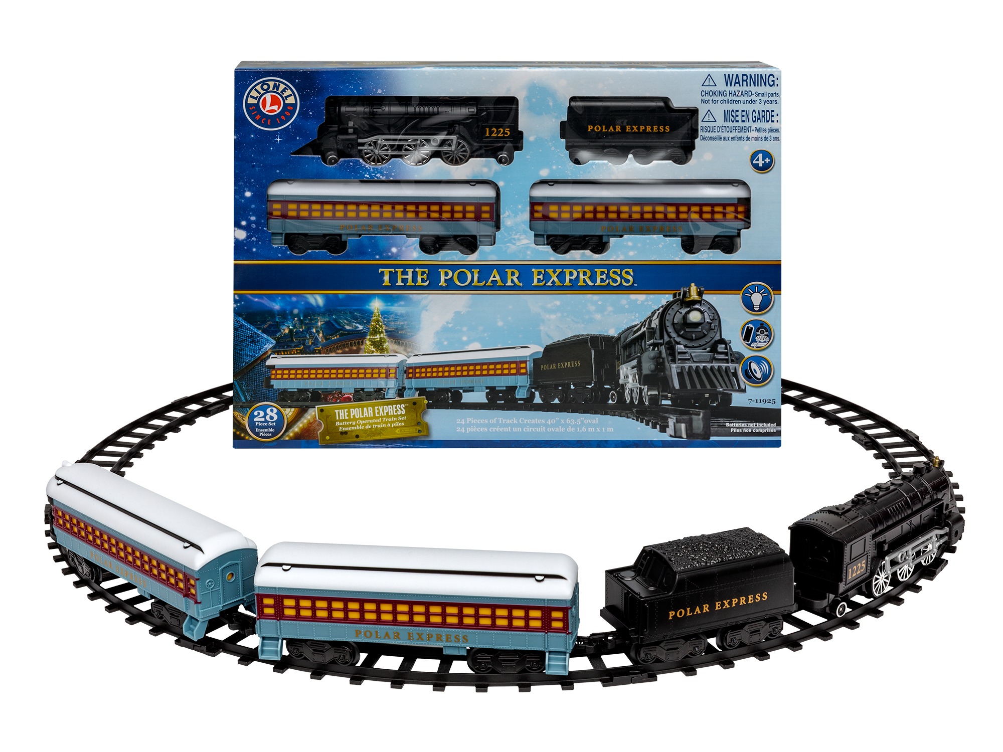 My Village Polar Express Trein Set met Licht & Geluid uit Film The Polar Express