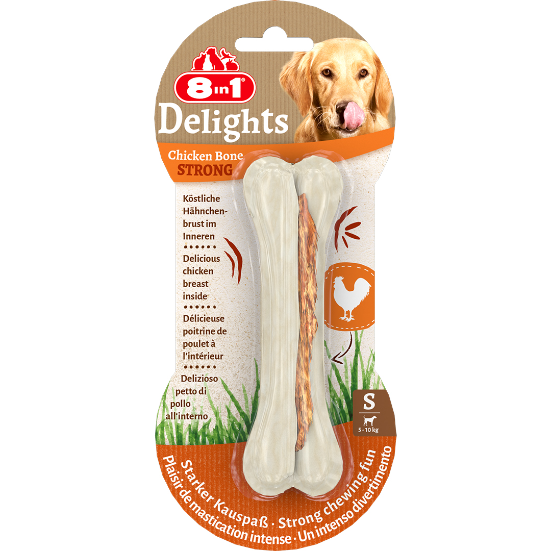 8in1 Delights Sterk Been small Chicken - The Original - 1 stuk