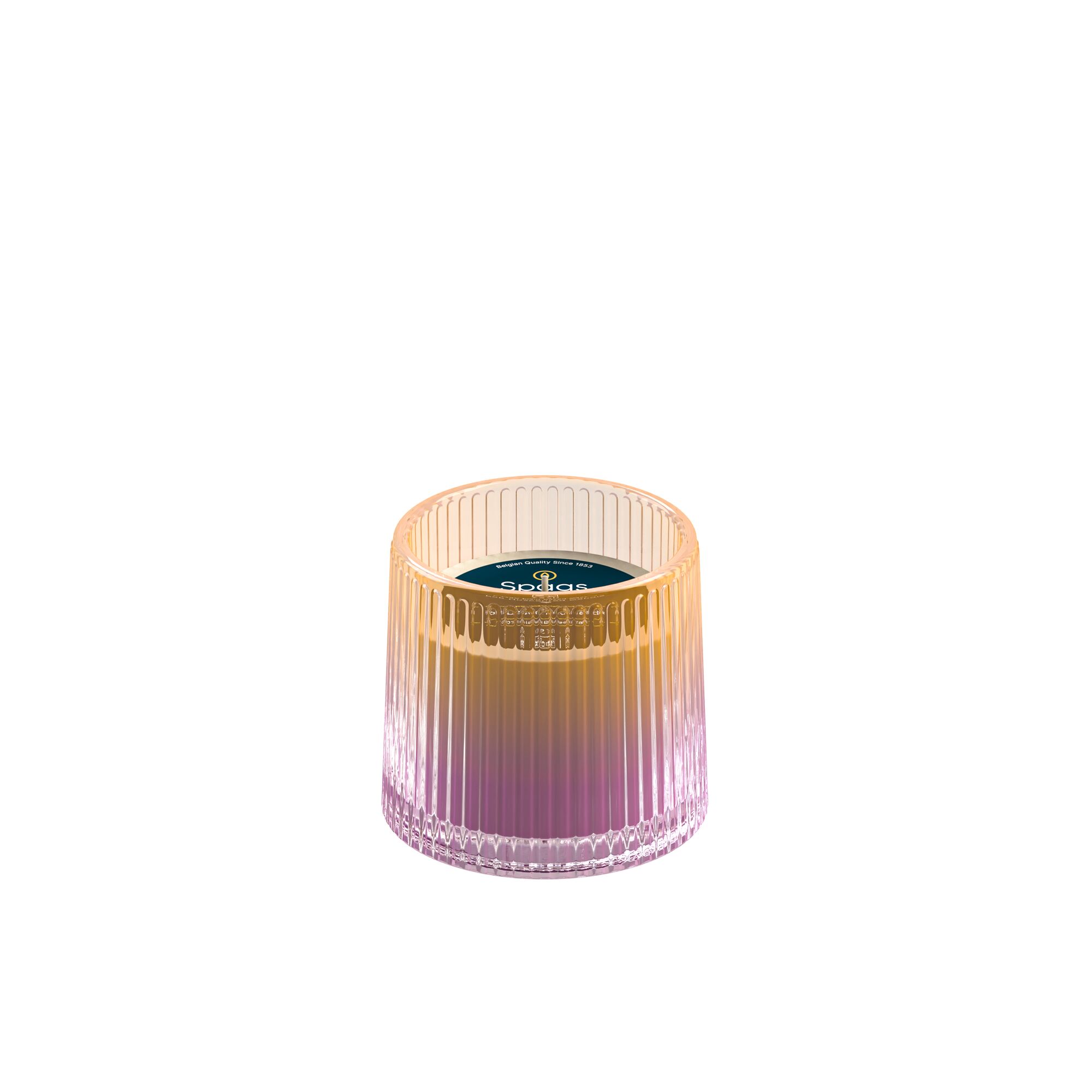 Spaas Kaars Pop Floral Lilac 7.7x7 cm - Glas - 27 Branduren