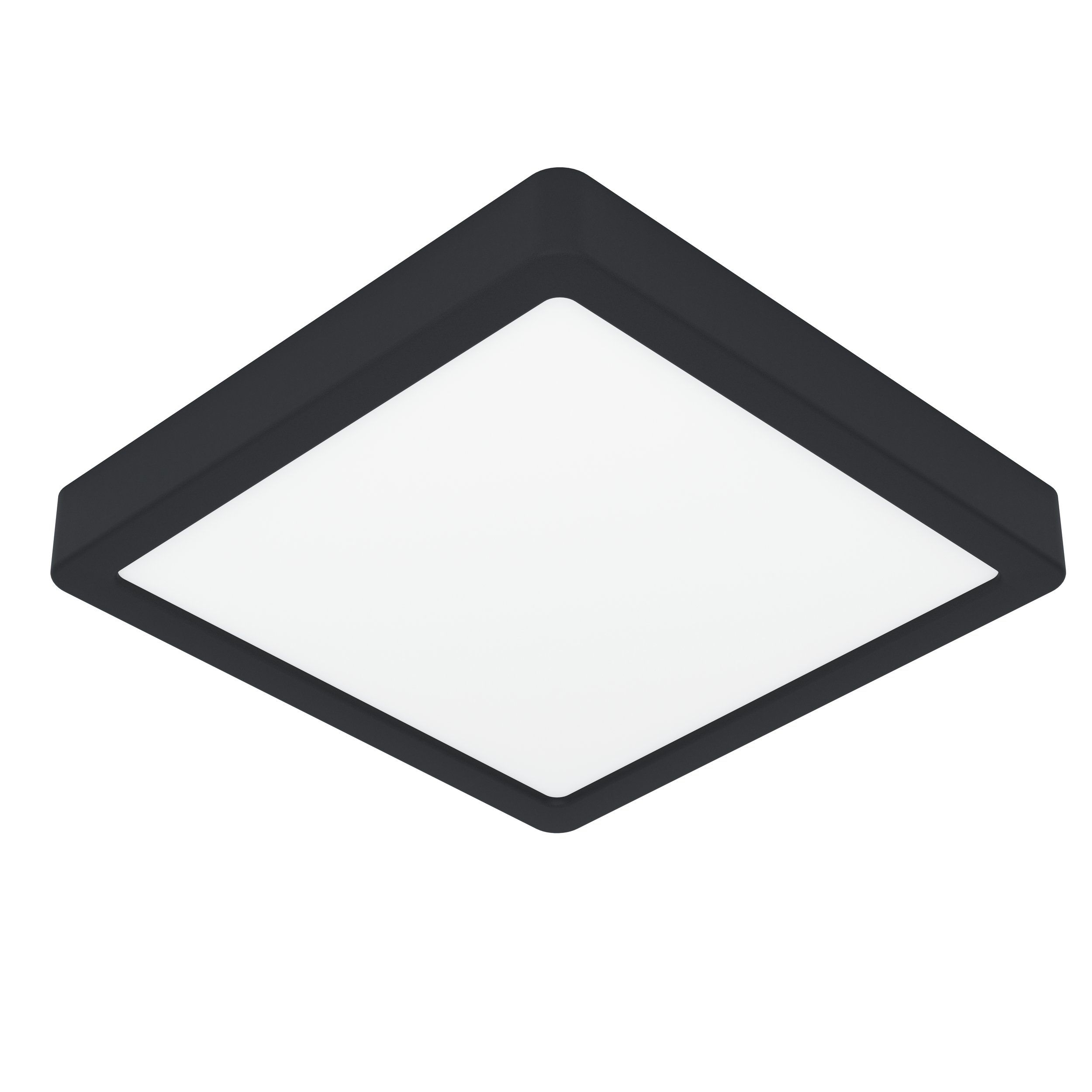 Eglo Fueva 6 Plafondlamp Vierkant Zwart 220 mm 10.5W 1700lm 2700/4000/6500K