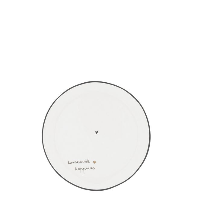 Bastion Collections Dessertbord Homemade Happiness 16cm - Keramiek