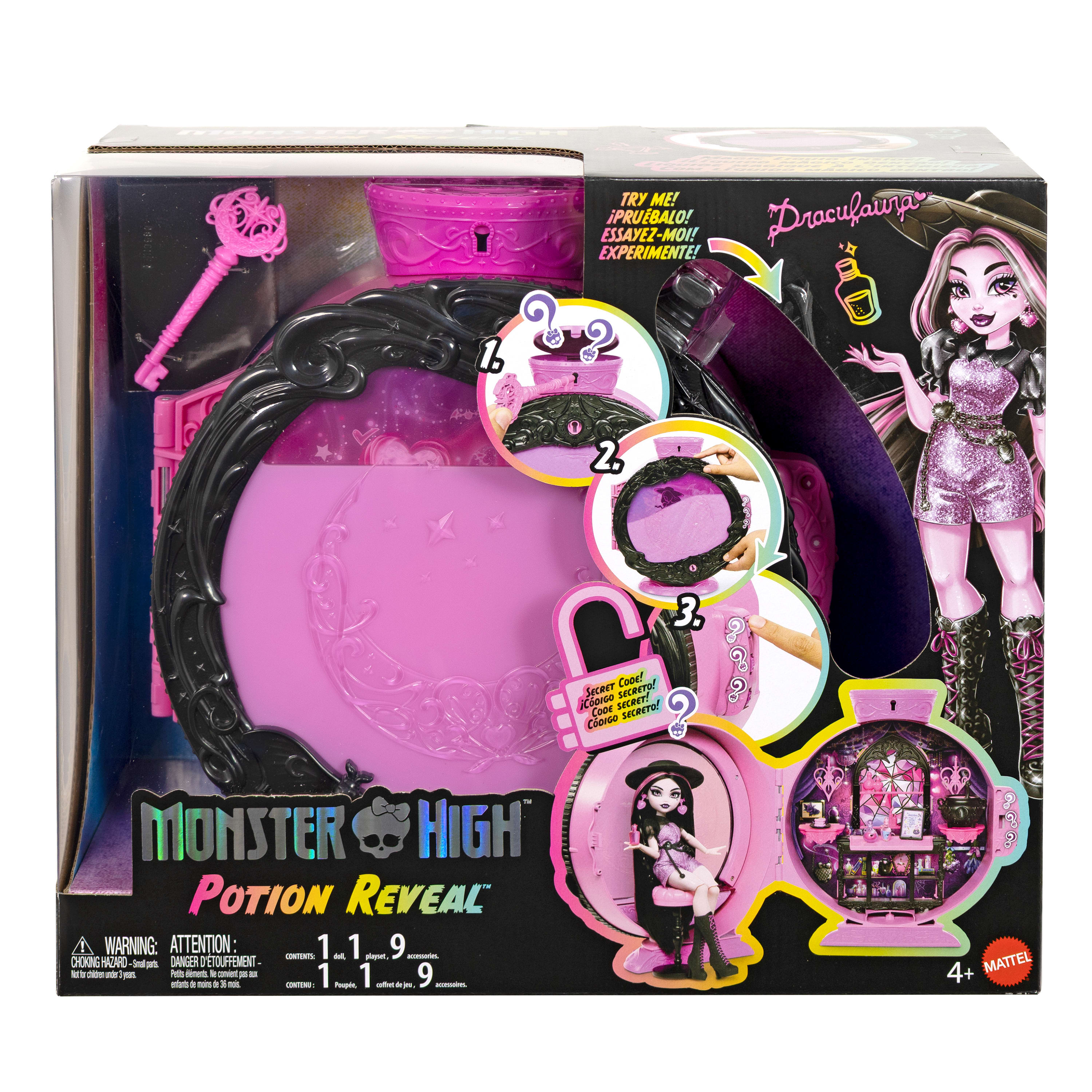 Monster High - Potion Reveal Draculara Pop en speelset