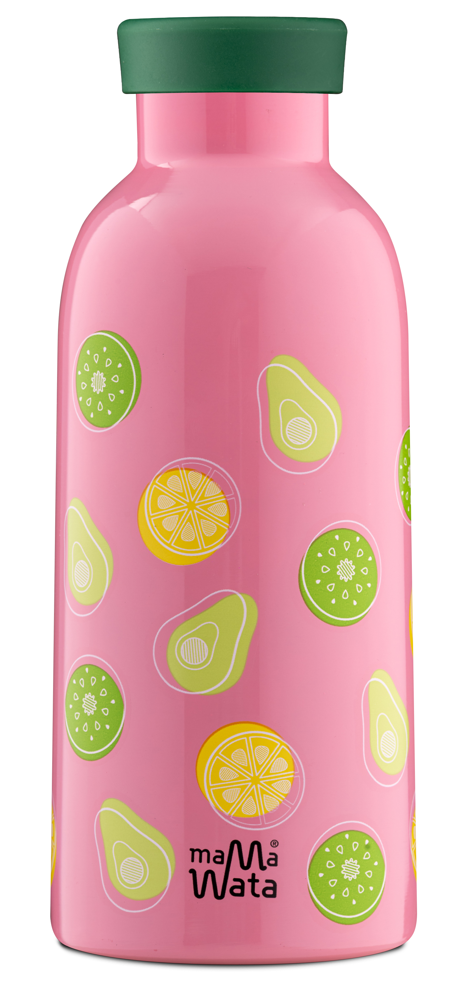 MamaWata Thermosfles 470ml Fruits by 24bottles - met Infuser Deksel