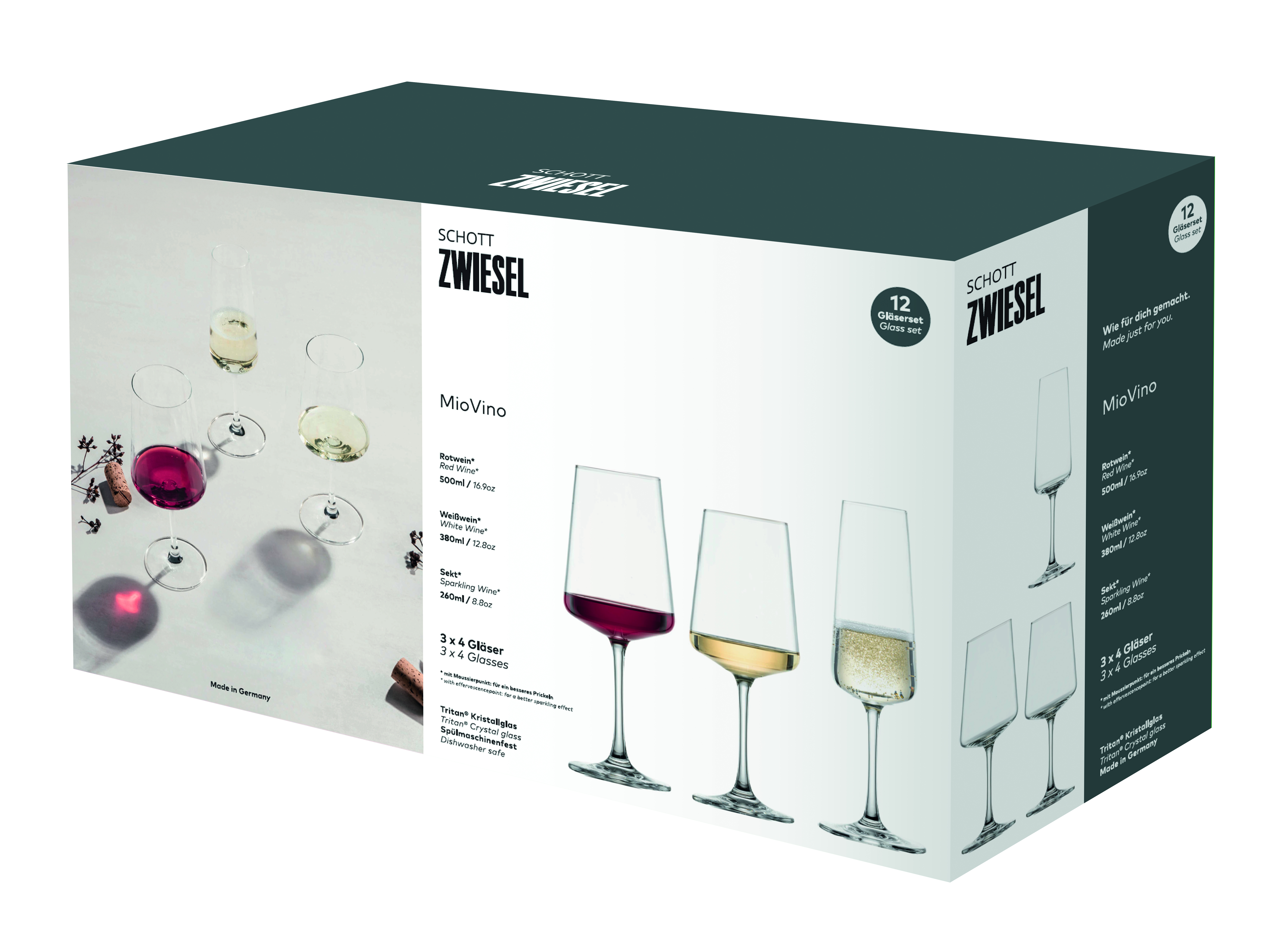 Zwiesel Glas Set Glazen Miovino 12-delig