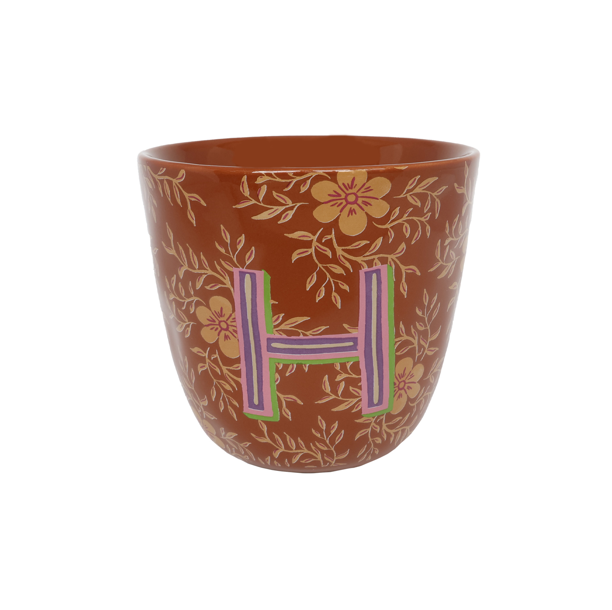 ATLITW Studio Cup Letter H 200ml - Keramiek - 8x7.5 cm