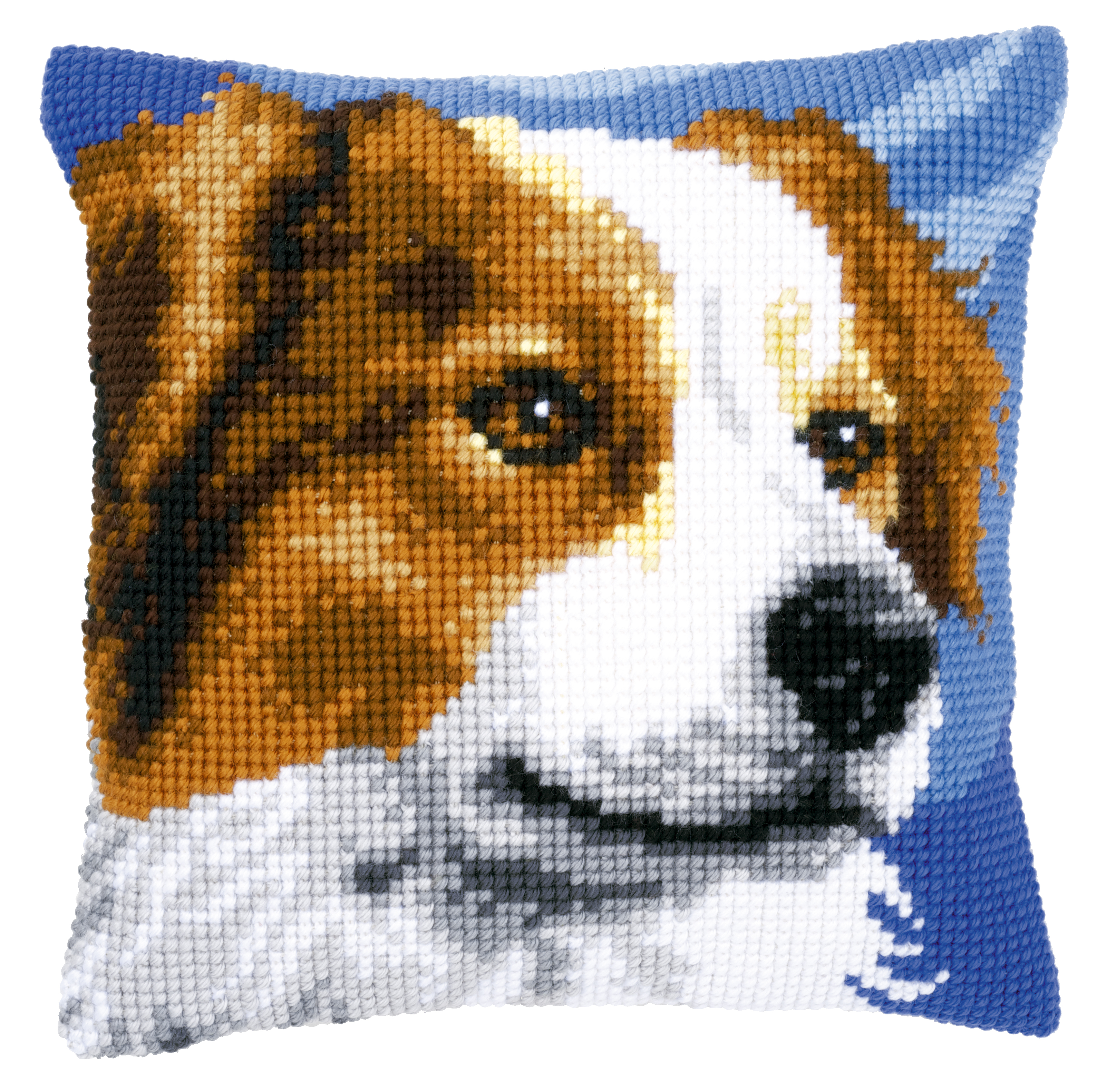 Vervaco Handwerkpakket Kruissteekkussen Kit Border collie